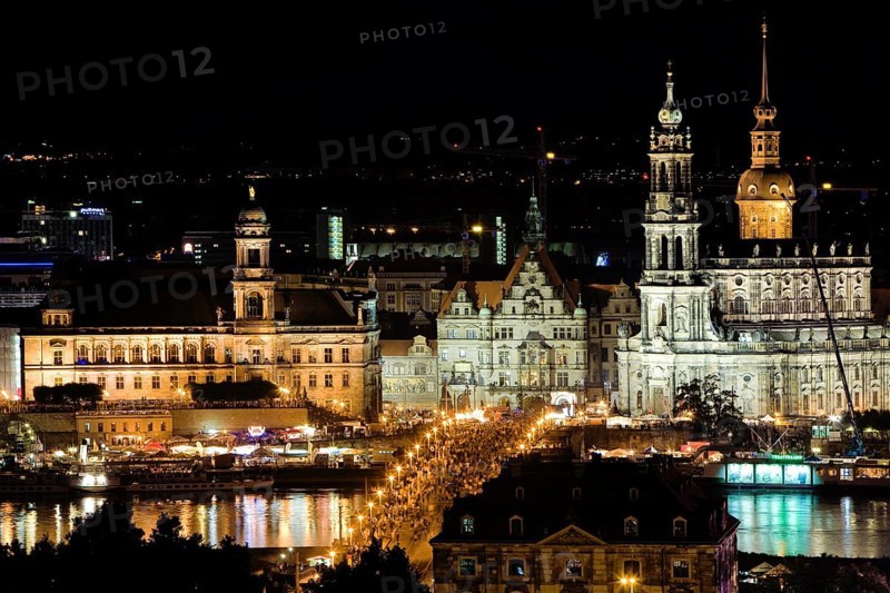 DEU Saxony Dresden Dresden Silhouette