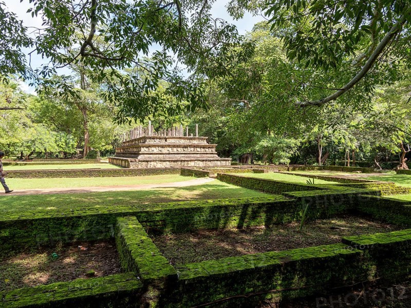 Ruins, old court, Polonnaruwa, Sri Lanka, Asia
