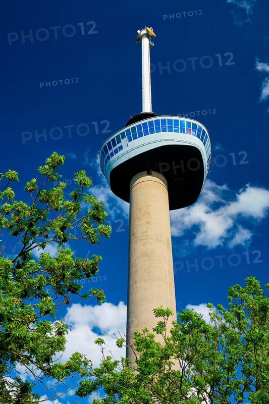 Rotterdam, Netherlands, May 14, 2017: Euromast is 185 m observation tower designed by Hugh Maaskant constructed between 1958 and 1960 and is the highest building of the Netherlands