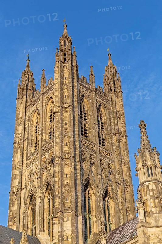 Tower, Cathedral, Canterbury, Kent, England, United Kingdom, Europe