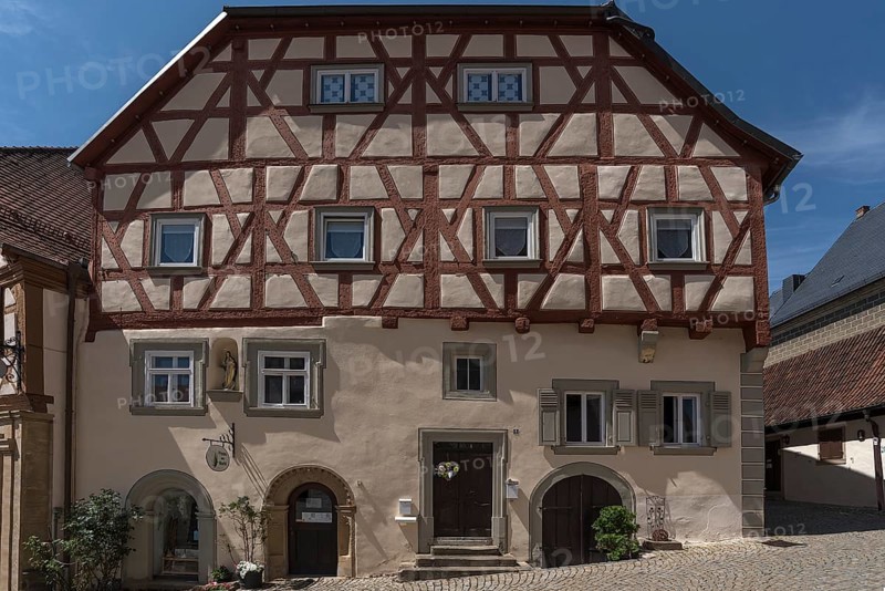 Historic residential house 16th century Zeil am Main, Lower Franconia, Bavaria, Germany, Europe