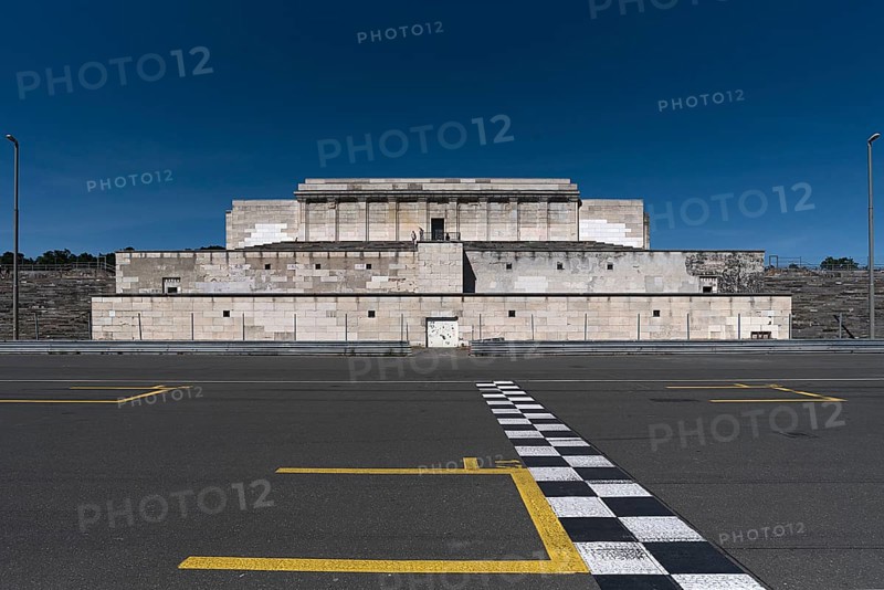Zeppelin Main Stand, former National Socialist parade ground at the Nazi Party Rally Grounds, Nuremberg, Middle Franconia, Bavaria, Germany, Europe