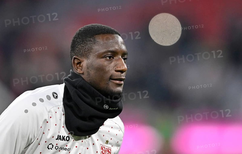 Serhou Guirassy VfB Stuttgart (09) portrait, Allianz Arena, Munich, Bavaria, Germany, Europe