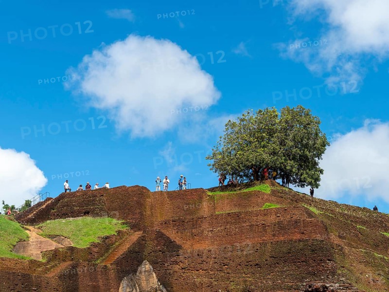 Ancient fortress on Sigiriya Rock, Sri Lanka, Asia