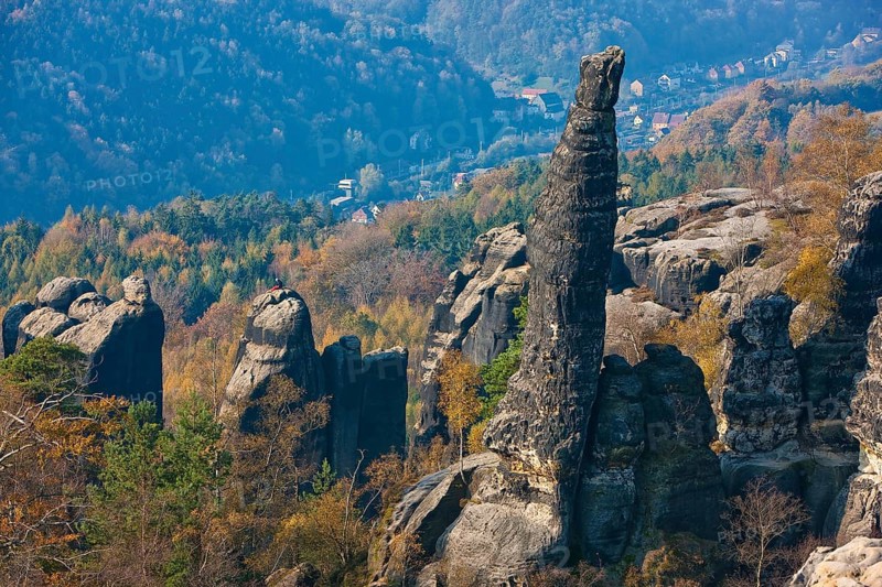 Schrammsteine in Saxon Switzerland