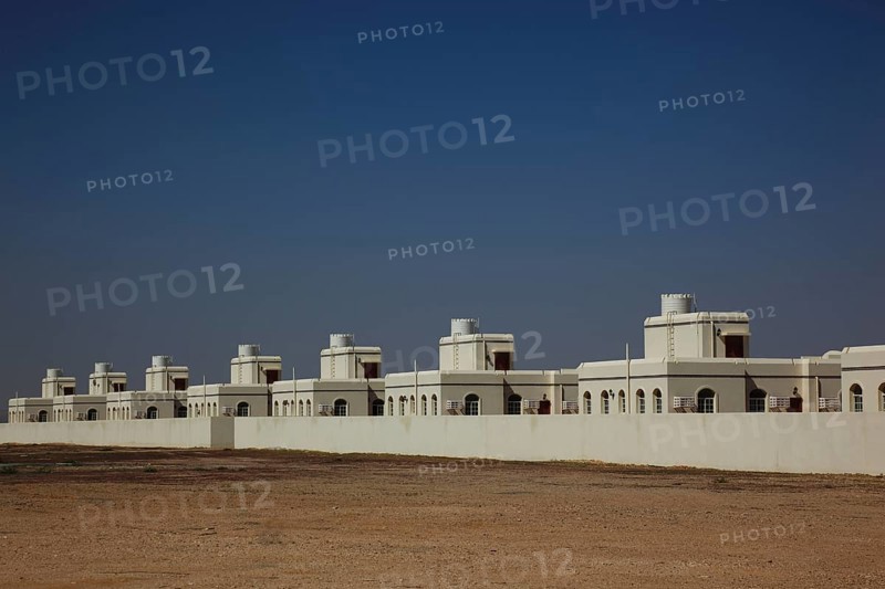 New housing estates built by the state of Oman for the resettlement of oilfield workers, Oman, Asia