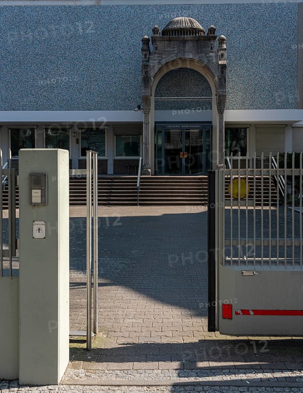Entrance to the Jewish Community Centre, Fasanenstraße, Berlin, Germany, Europe
