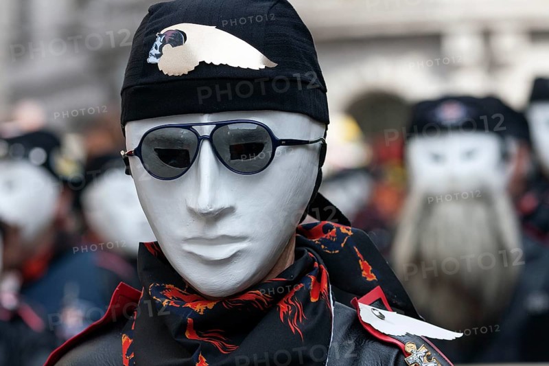 Basler Künstlerlarven, masks, Basler Fasnet parade, Basler Fasnacht, Basel, Switzerland, Europe