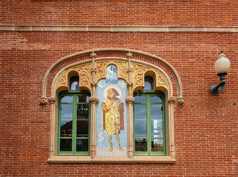 Historic hospital complex of the Hospital de la Santa Creu i Sant Pau, Barcelona, Catalonia, Spain, Europe
