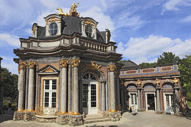 Temple of the Sun in the Hermitage in Bayreuth, Upper Franconia, Bavaria, Germany, Europe