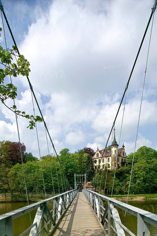 Grimma suspension bridge