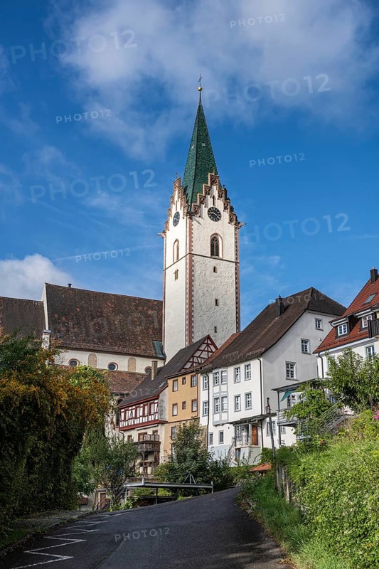 Old Town and Church of the Assumption of the Virgin Mary, Engen, Constance County, Baden-Württemberg, Germany, Europe
