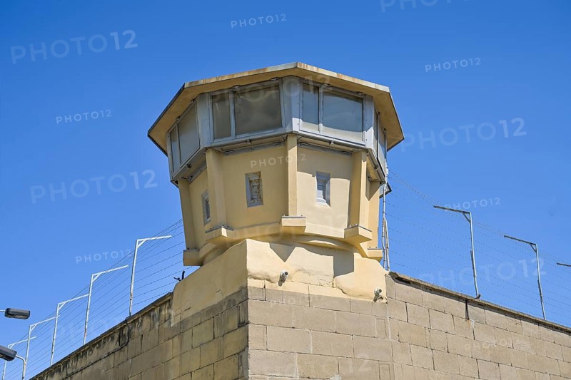 Watchtower, Stasi Memorial, Genslerstraße, Hohenschönhausen, Lichtenberg, Berlin, Germany, Europe