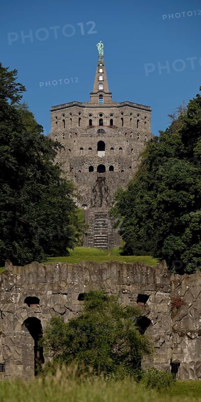 Bergpark Wilhelmshöhe with the Hercules Building, UNESCO World Heritage Site, Kassel, Hesse, Germany, Europe