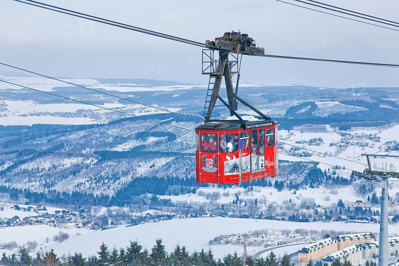 Suspension railway in Oberwiesenthal
