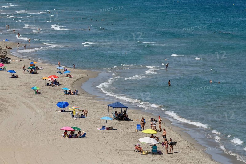 Beach Banco del Tabal, La Manga del Mar Menor, Province of Murcia, Costa Cálida, Spain, Europe