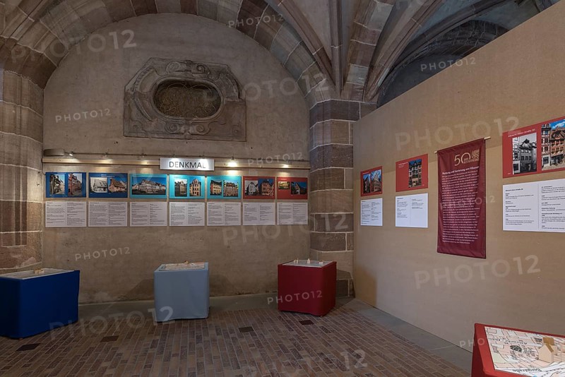 Pellerhaus Entrance Hall, 50 Years Old Town Friends of Nuremberg, Documentation, Egidienplatz, Nuremberg, Middle Franconia, Bavaria, Germany, Europe