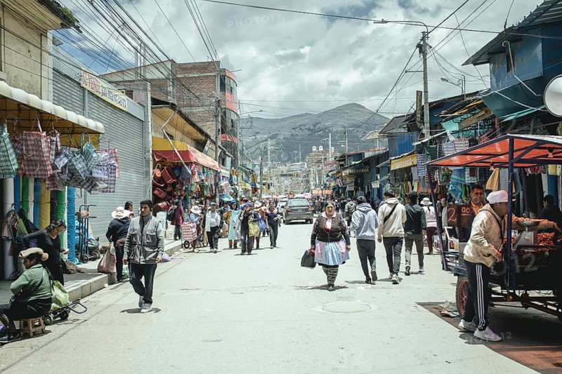 Ica Street, Mercado Mayorista, wholesale market, Huancayo, Peru, South America