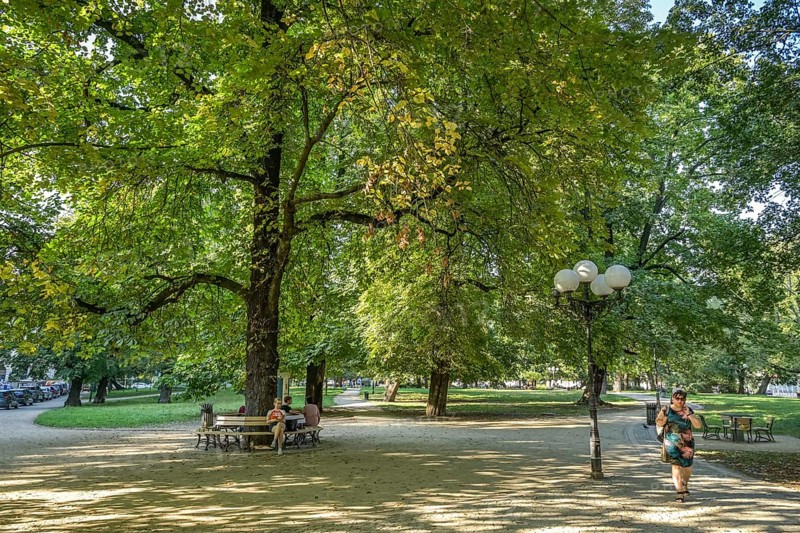Park Plac Andersa, Szczecin, West Pomeranian Voivodeship, Poland, Europe