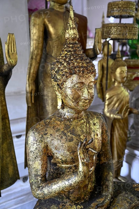 Buddha statue in Wat Arun, Temple of Dawn, Bangkok, Thailand, Asia