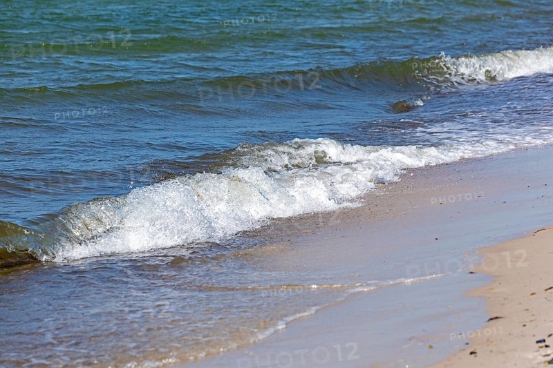 Waves, swell, surf, beach, Baltic Sea, Darßer Ort, Born a. Darß, Mecklenburg-Vorpommern, Germany, Europe