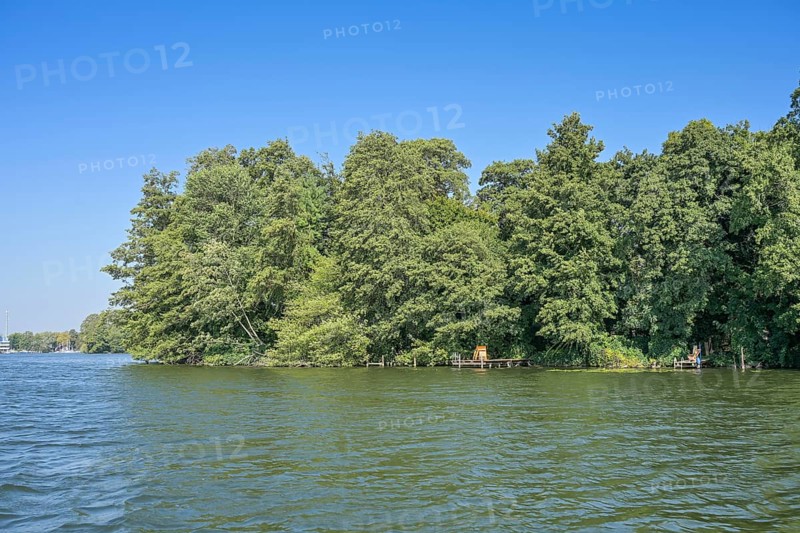 Maienwerder Island, Tegeler See, Tegel, Reinickendorf, Berlin, Germany, Europe