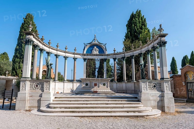 Central Cemetery of Venice, Cemetery Island of San Michele, Venice, Italy, Europe