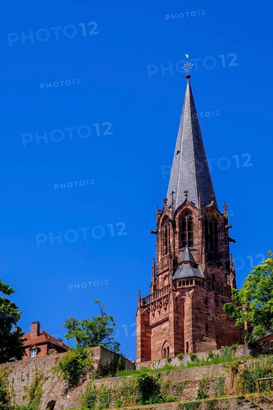 Collegiate Basilica of St. Peter and Alexander, Johannisburg Castle, Aschaffenburg, Lower Franconia, Bavaria, Germany, Europe