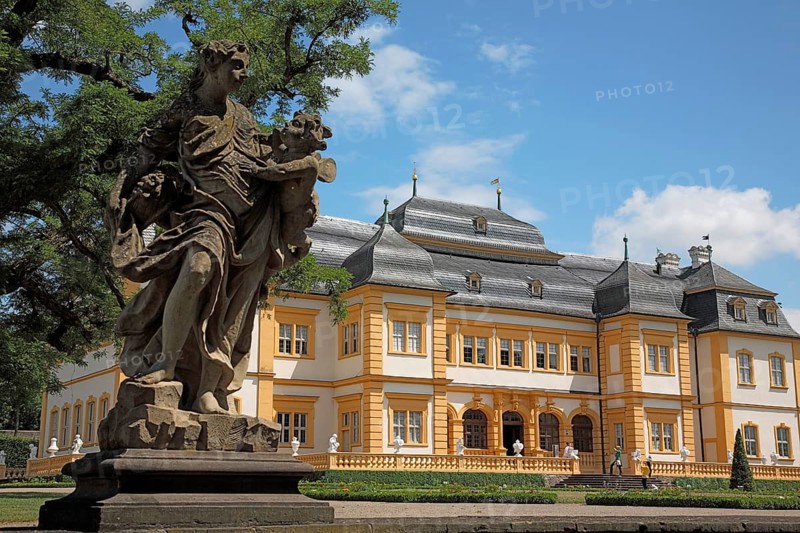 Veitshöchheim Palace, former summer residence of the prince bishops of Würzburg, Veitshoechheim, Lower Franconia, Bavaria, Germany, Europe
