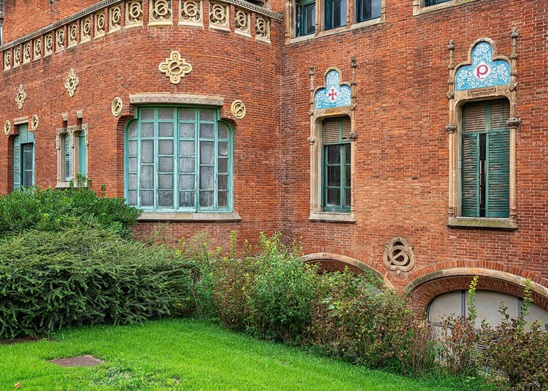 Historic hospital complex of the Hospital de la Santa Creu i Sant Pau, Barcelona, Catalonia, Spain, Europe