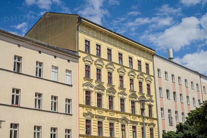 Old buildings, Kaskelstraße, Kaskelkiez, Victoriastadt, Lichtenberg, Berlin, Germany, Europe