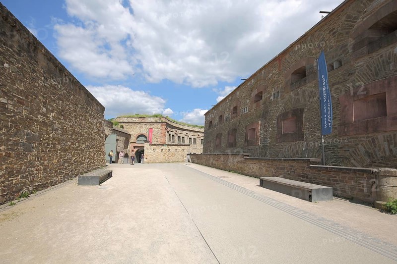 UNESCO Ehrenbreitstein Fortress, Rhineland-Palatinate, Upper Middle Rhine Valley, Germany, Europe