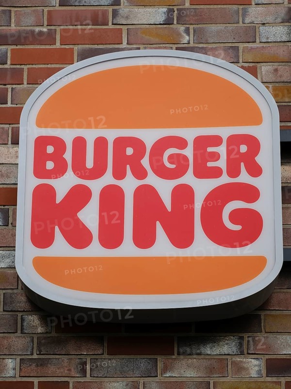 Burger King, sign with writing and logo, Lower Saxony, Germany, Europe