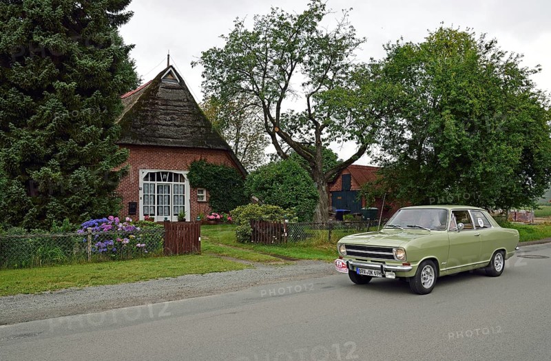 Europe, Germany, Lower Saxony, Lower Elbe Classics, classic car tour, Opel Kadett B, year of construction 1969, Hamburg, Hamburg, Federal Republic of Germany, Europe
