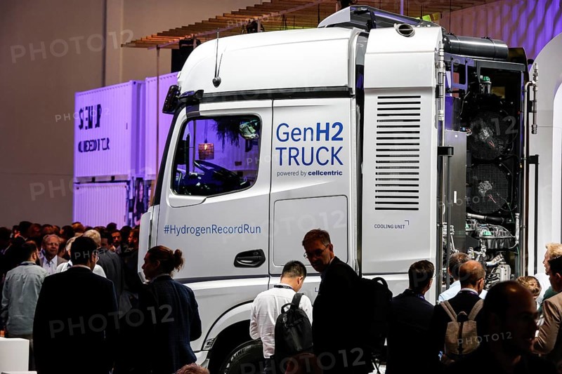 Fuel cell truck Gen H2 Truck from Daimler Truck at the IAA Transportation trade fair, Hanover, 18.09.2024., Hanover, Lower Saxony, Germany, Europe