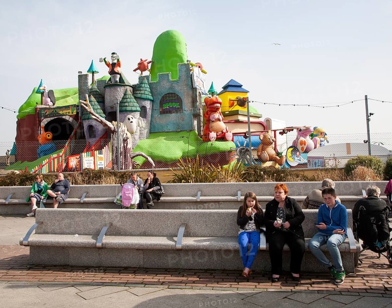 Joyland children's fairground amusement leisure attraction on the seafront, Great yarmouth, Norfolk, England, United Kingdom, Europe