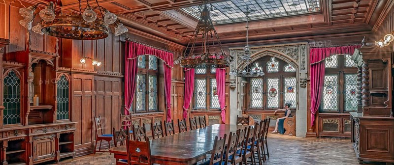 Kathrin in the festival room Schloss Rothestein Bad Sooden-Allendorf Germany
