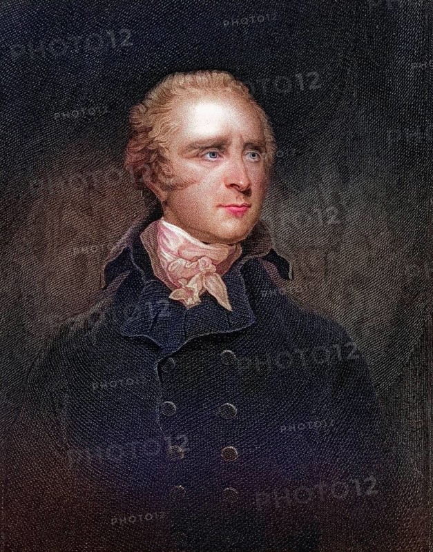 Thomas Grenville, 1755-1846.British book collector and diplomat. Engraved by T.A.Dean after J.Hoppner.from the book National Portrait Gallery Volume I published 1830., Historic, digitally restored reproduction from a 19th century original, Record date not stated