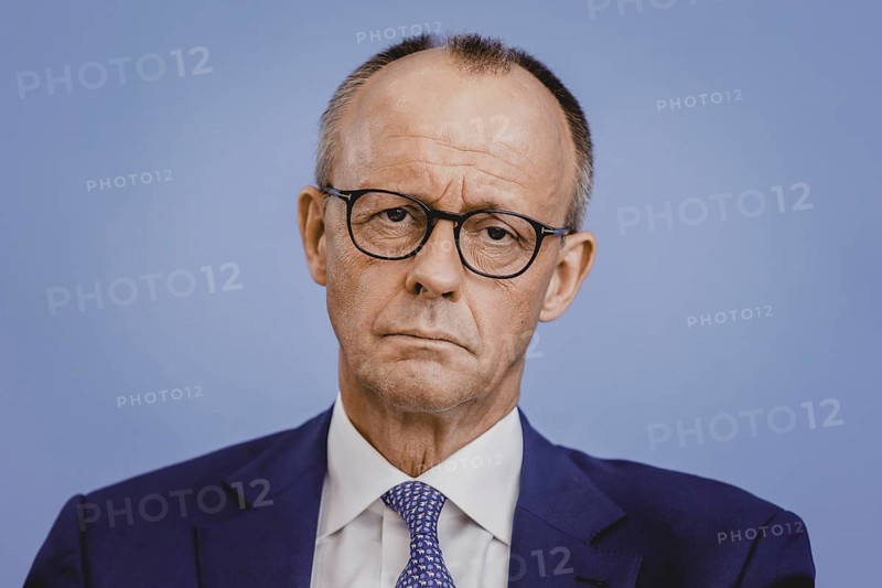 Friedrich Merz, CDU party chairman, at the Federal Press Conference on the consequences of Solingen. Berlin, 27.08.2024