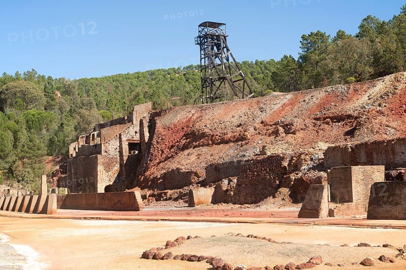 Peña del Hierro Mine, Minas de Riotinto, Rio Tinto mining area, Huelva province, Spain, Europe