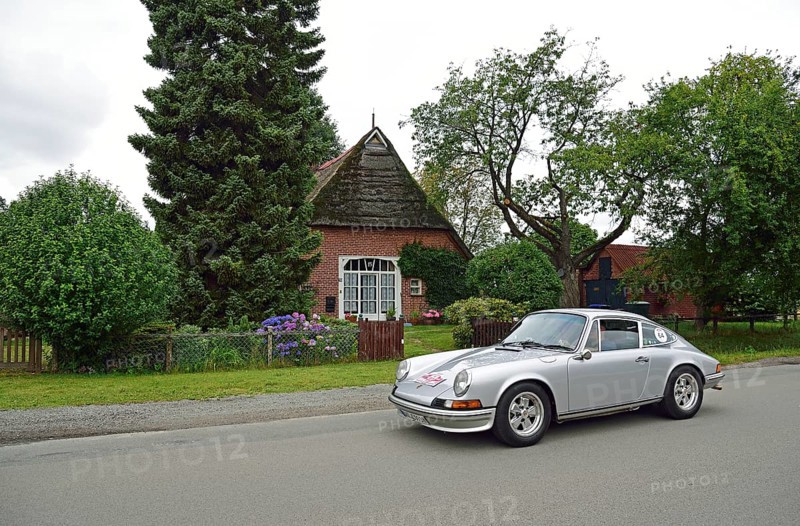Europe, Germany, Lower Saxony, Lower Elbe Classics, classic car tour, Porsche 911, model year 1976, Europe