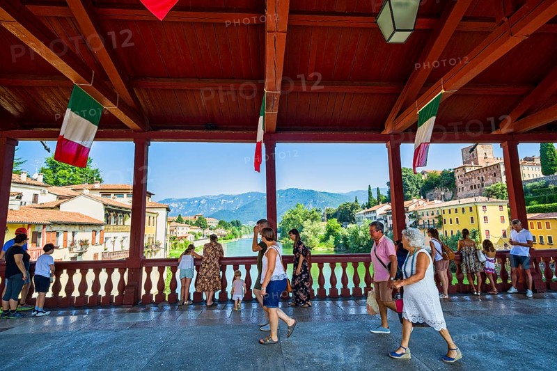 Ponte degli Alpini, Bassano del Grappa, Veneto, Italy, Europe
