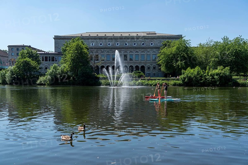 Mülheim an der Ruhr, civic hall, Theatre, North Rhine-Westphalia, Germany, Europe