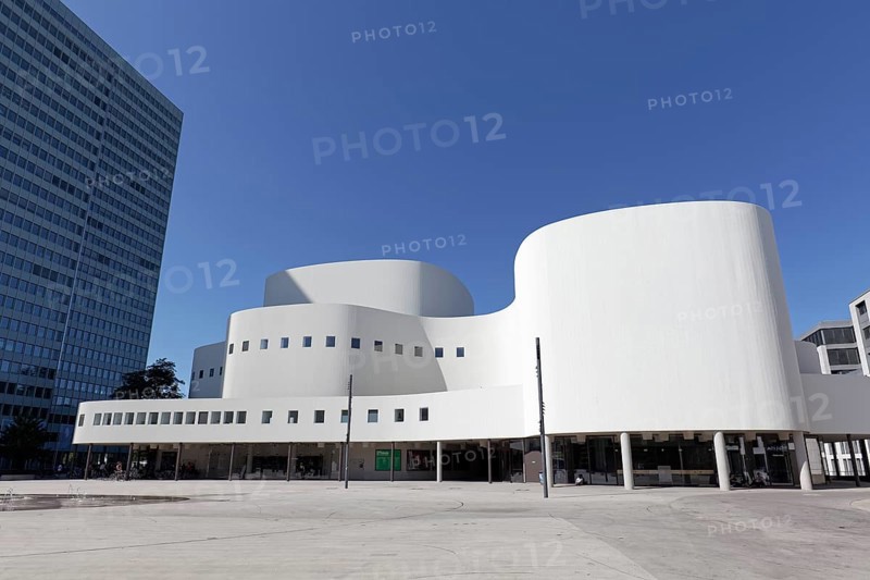 Düsseldorfer Schauspielhaus, architect Berhnhard Pfau, Gustav-Gründgen-Platz, Düsseldorf, North Rhine--Westphalia, Germany, Europe