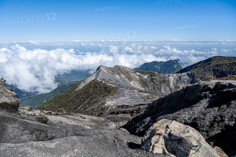 Vlkan Irazu, Irazu Volcano National Park, Parque Nacional Volcan Irazu, Cartago Province, Costa Rica, Central America