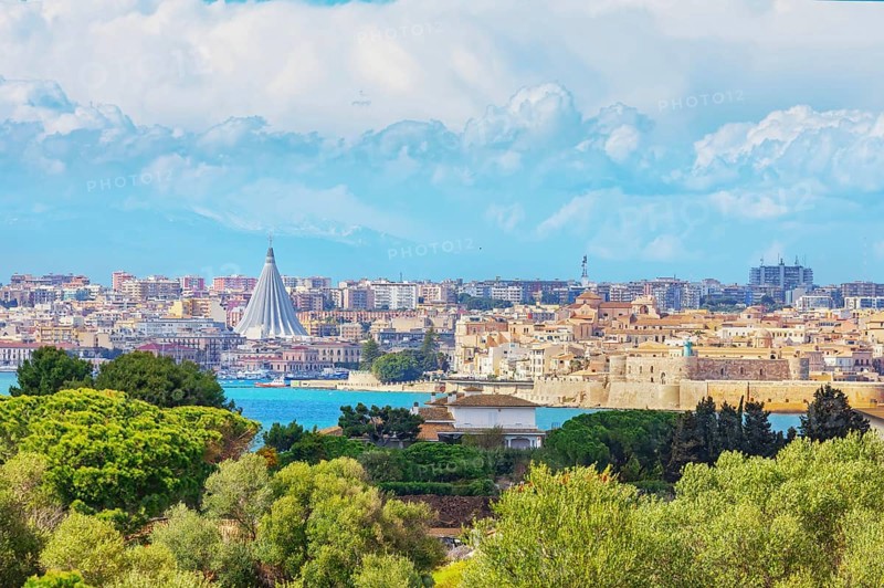 Syracuse skyline, Syracuse, Sicily, Italy, Europe