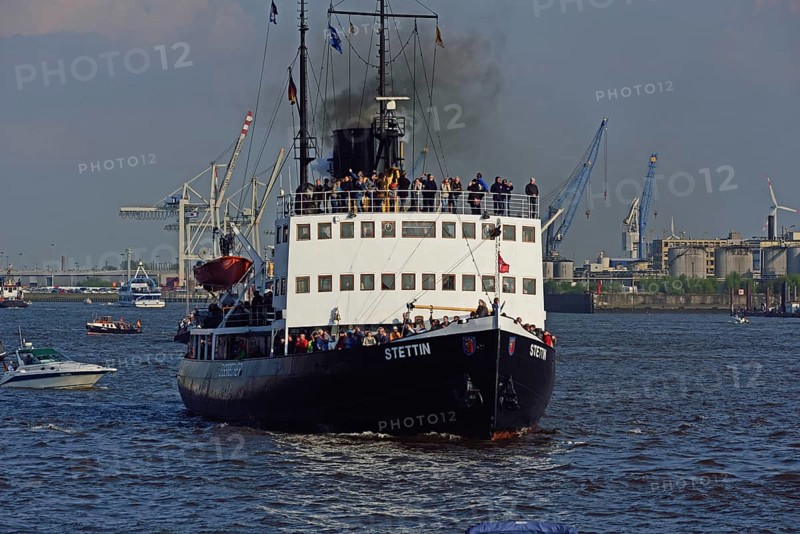 Germany, Hamburg, Hamburg Harbour Birthday, Parade of Departures, Steam Icebreaker Stettin, Hamburg, Federal Republic of Germany, Europe