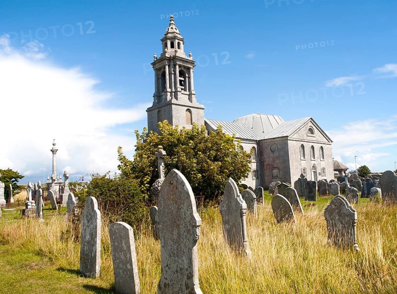 Georgian architecture of Saint George church, Isle of Portland, Dorset, England, UK