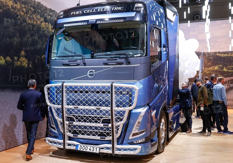 Hydrogen fuel cell truck from Volvo at the IAA Transportation trade fair, Hanover, 18.09.2024., Hanover, Lower Saxony, Germany, Europe