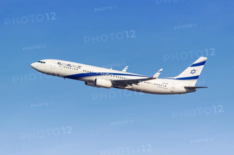 An El Al Boeing 737-900ER aircraft with the registration 4X-EHI at the airport in Munich, Germany, Europe